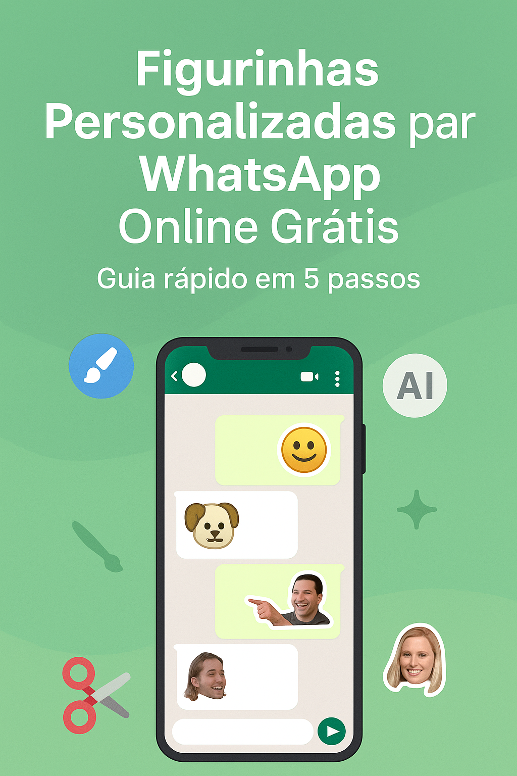 Figurinhas personalizadas para WhatsApp online grátis